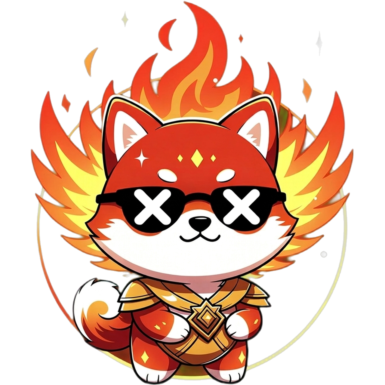 RISE DOGE Mascot